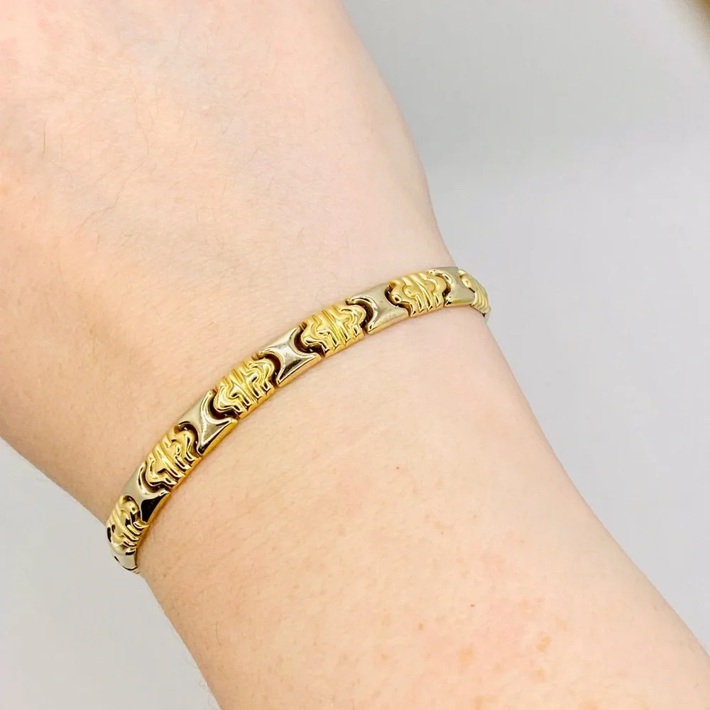 EUC Vintage Solid 14k Yellow Gold Bracelet
